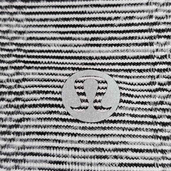 Lululemon Women's Swiftly Breeze Long Sleeve Top Relaxed Fit Striped Gray 4 - Picture 5 of 10